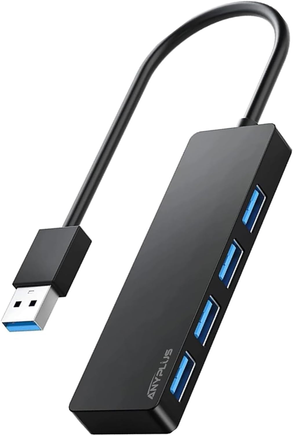 USB 3.0 Hub, 4 Port USB Hub Splitter,Portable USB Adapter Mini Multiport Expander for Desktop, Laptop, Xbox, Flash Drive, HDD, Console, Printer, PC, Keyboards, HP, Dell